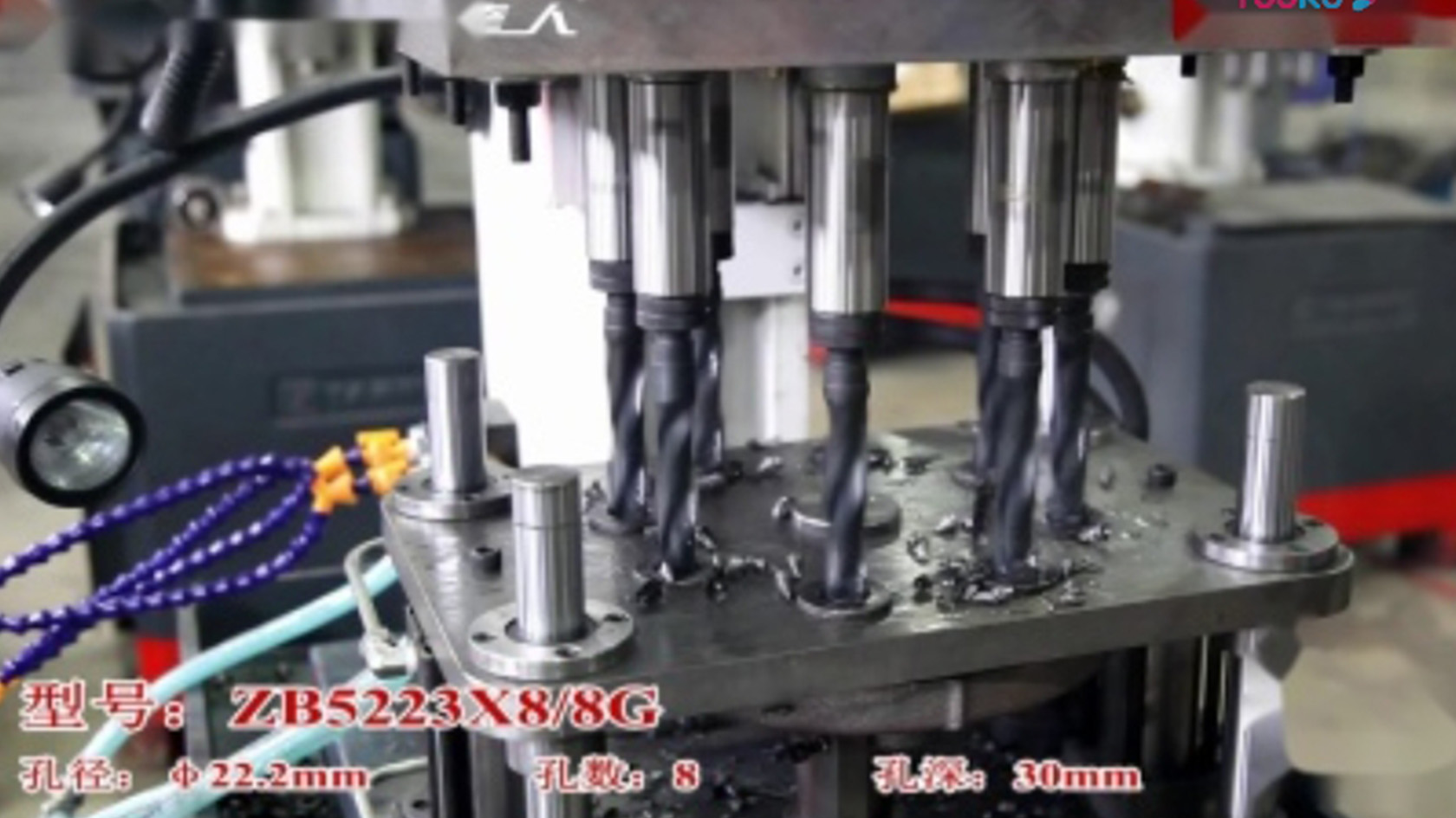 ZB5223*8/8G 多轴钻床钻阀盖