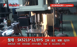 SK5213*12/8YS-法兰类攻丝工案例-法兰