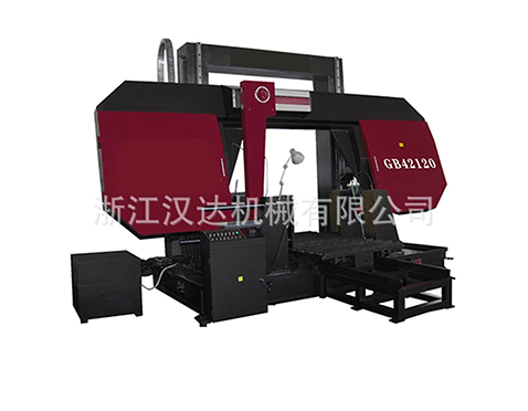 GB42120方柱龙门式平台送料带锯床